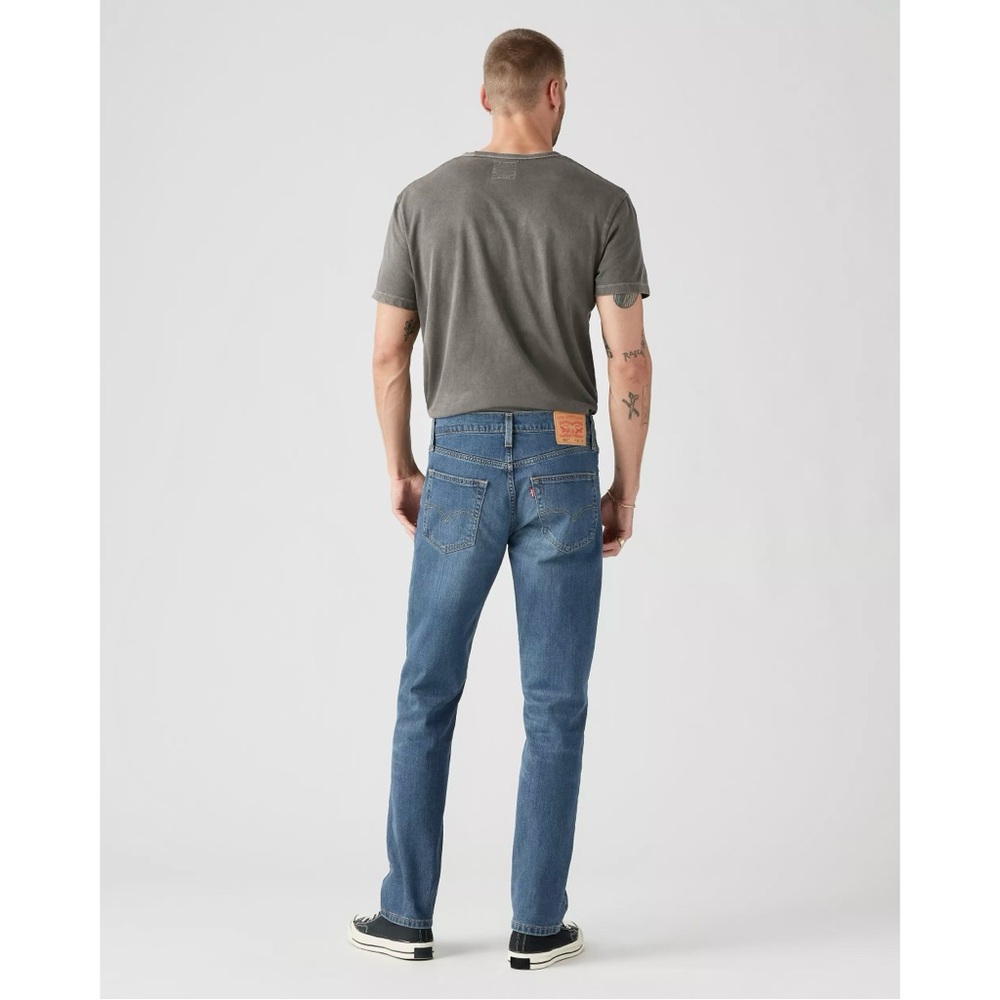 Levi’s 511 Perfect Medium Wash Thrashed Distressed High Rise Slim Tapered Jeans